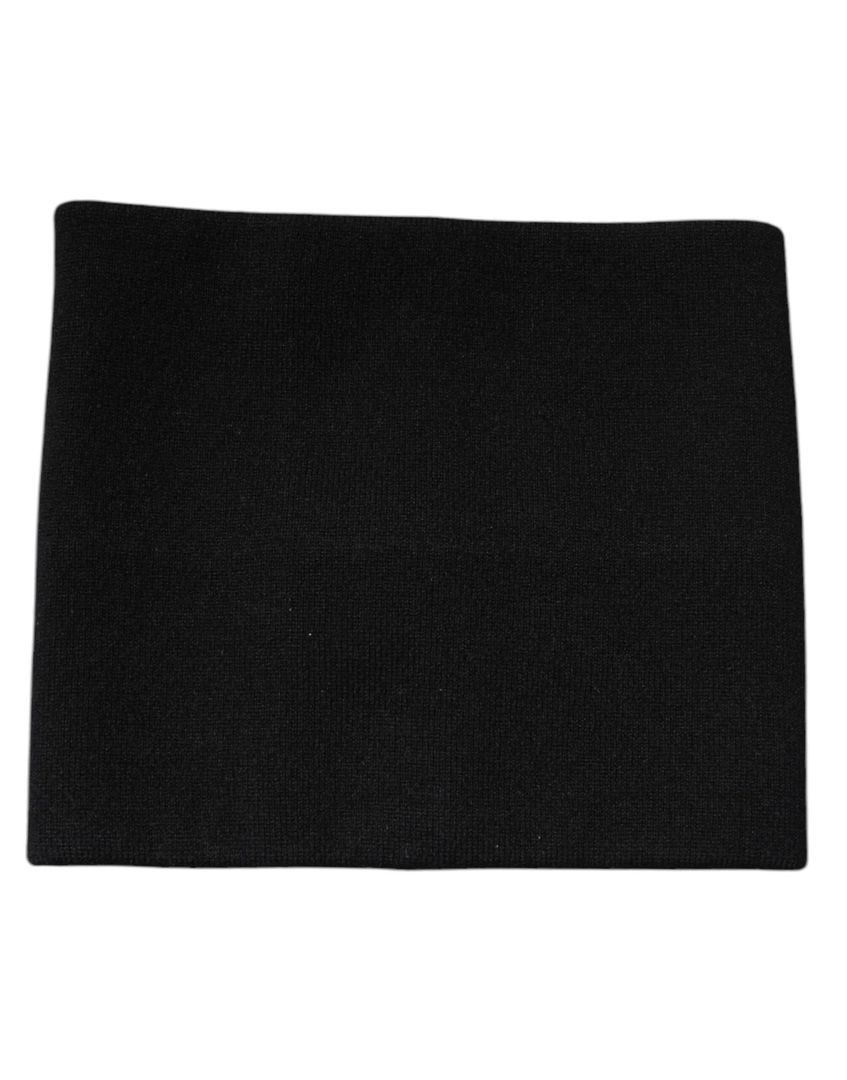 Dolce & Gabbana Schwarzes Kaschmir-Stricktuch (quadratisch)
