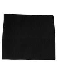 Dolce & Gabbana Schwarzes Kaschmir-Stricktuch (quadratisch)