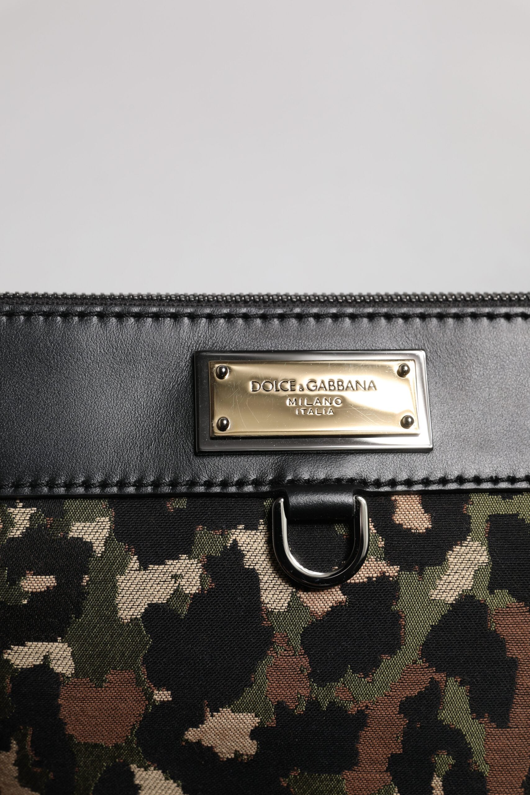Dolce & Gabbana Etui met Luipaard Jacquardprint in Meerdere Kleuren en Logoplaatje