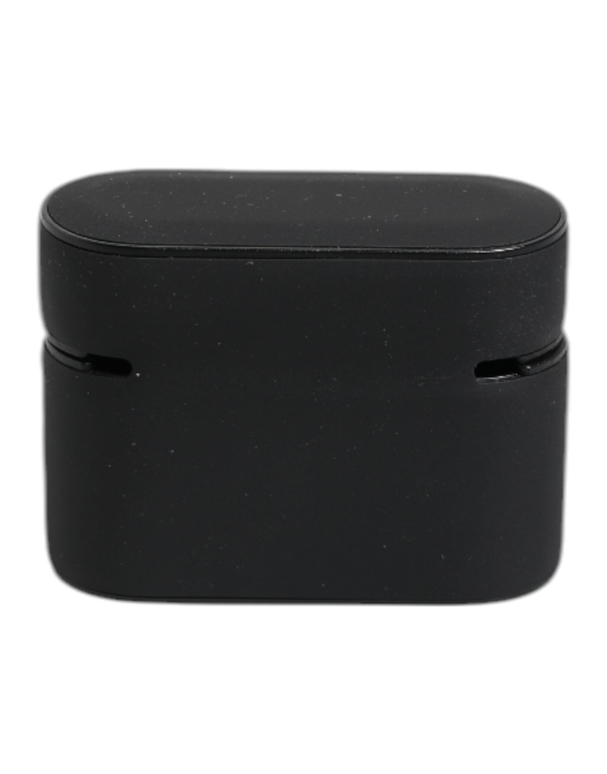 Dolce & Gabbana Schwarzes gelbes Silikon-AirPods-Case mit geprägtem Logo