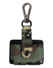 Dolce & Gabbana AirPods-Etui aus mehrfarbigem Tarnleder