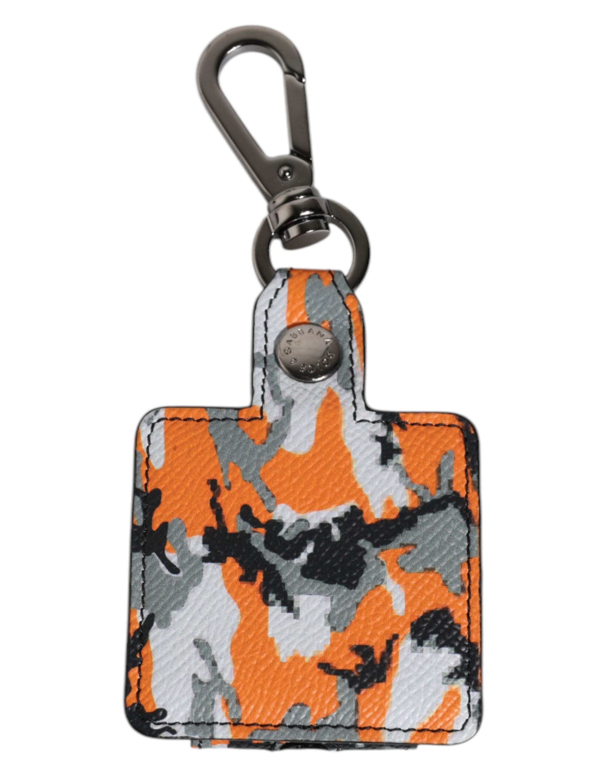 Dolce & Gabbana Airpods-hoesje van veelkleurig camouflageleer