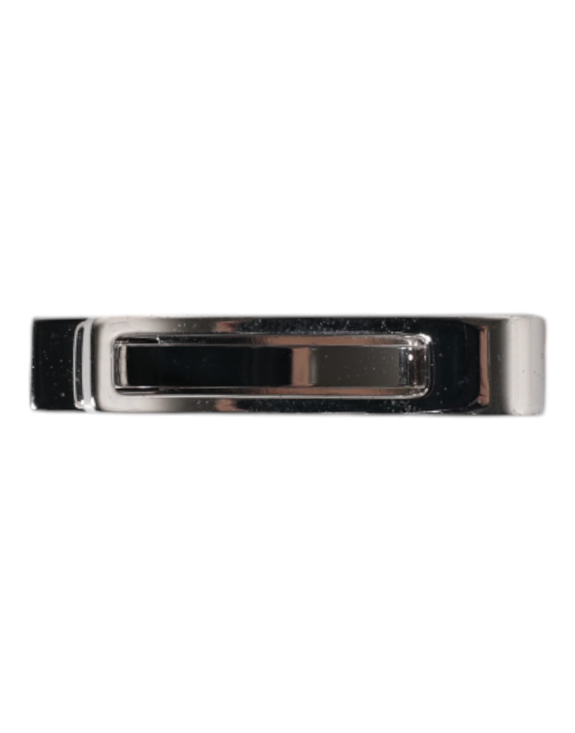 Dolce & Gabbana Zilverkleurige Messing Logo Merk Stropdasclip