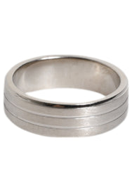 Dolce & Gabbana Zilverkleurige Messing Heldere Kristal DG Logo Ring
