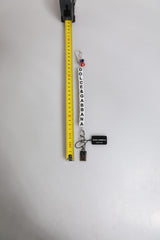Dolce & Gabbana Zilver Messing Ketting Dobbelsteen Logo Versierde Bedelarmband