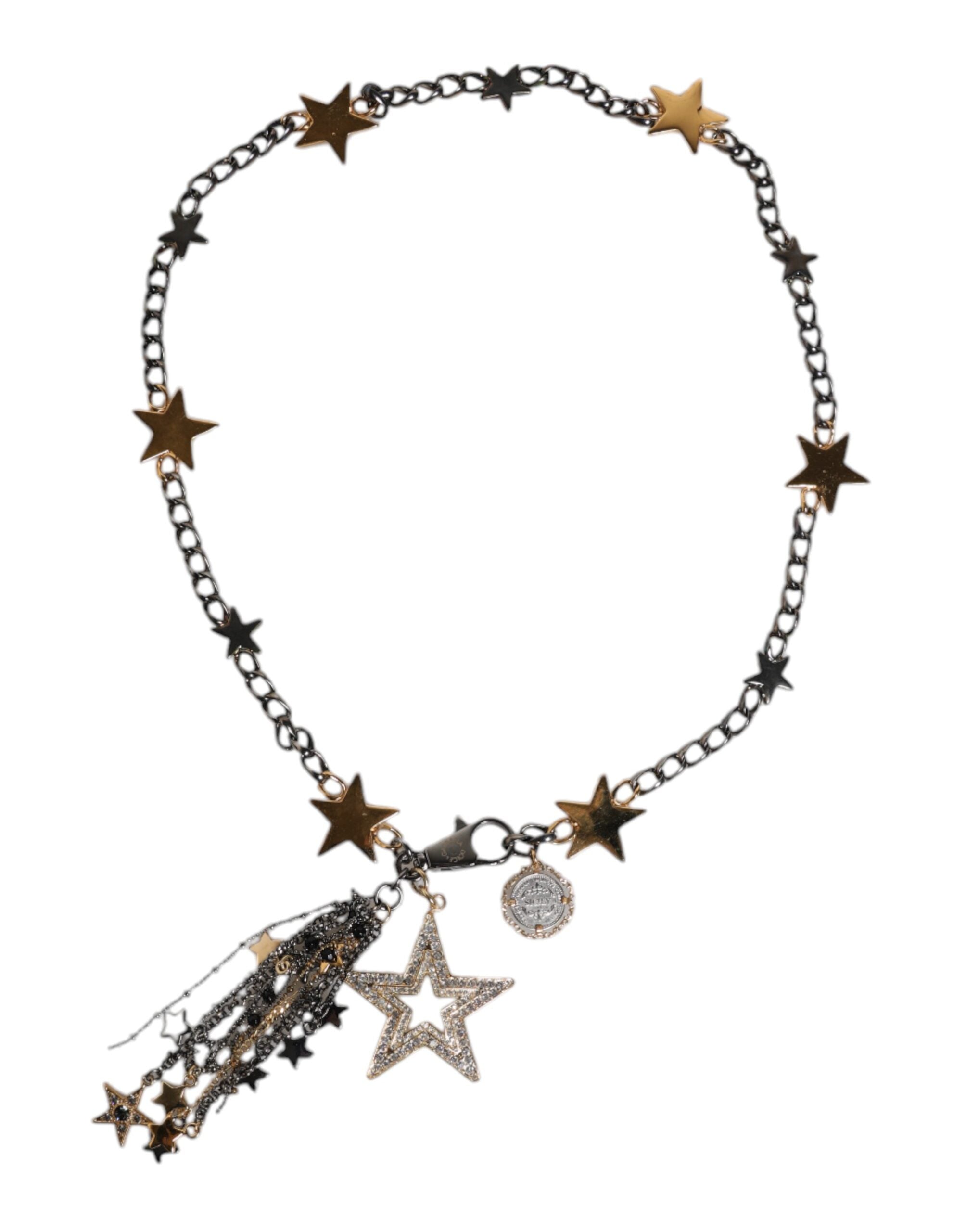 Dolce & Gabbana Silber Gold Messing Verzierte Taillenkette Gürtel