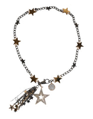 Dolce & Gabbana Silber Gold Messing Verzierte Taillenkette Gürtel