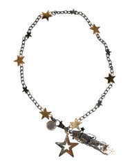 Dolce & Gabbana Silber Gold Messing Verzierte Taillenkette Gürtel
