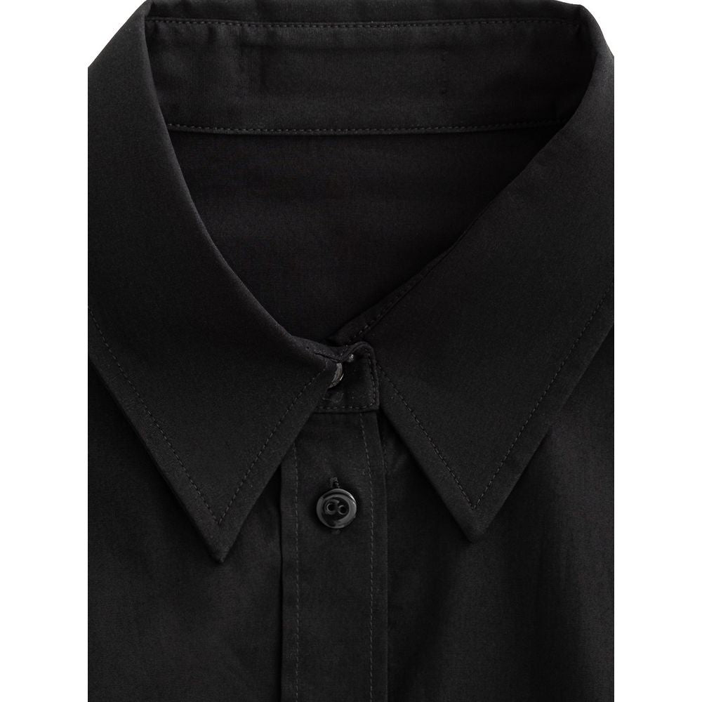 Dolce & Gabbana Schwarzes Hemd aus Baumwolle