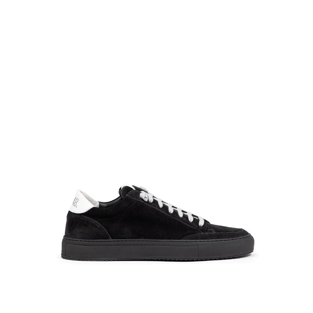 P448 Schwarze Sneaker aus Wildleder