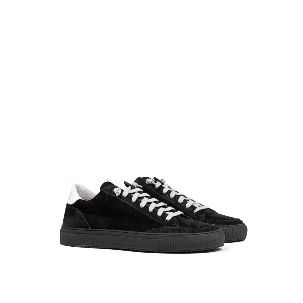 P448 Schwarze Sneaker aus Wildleder