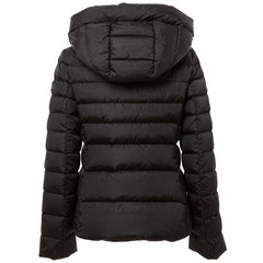 Schwarze Polyamid-Shell-Jacke hinzufügen