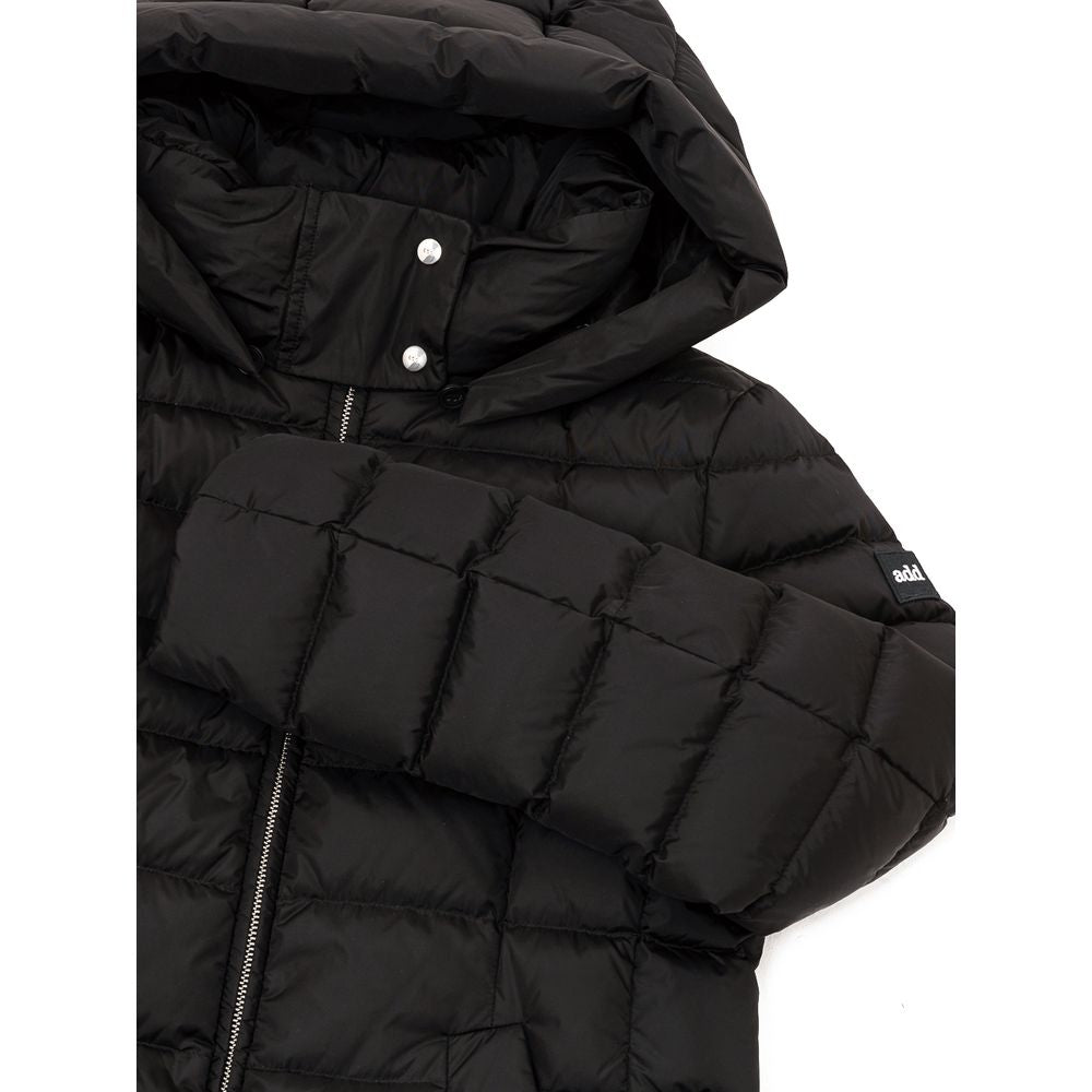 Schwarze Polyamid-Shell-Jacke hinzufügen
