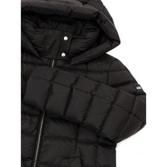 Schwarze Polyamid-Shell-Jacke hinzufügen