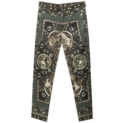 Dolce & Gabbana Grüne Freizeithose aus Baumwolle