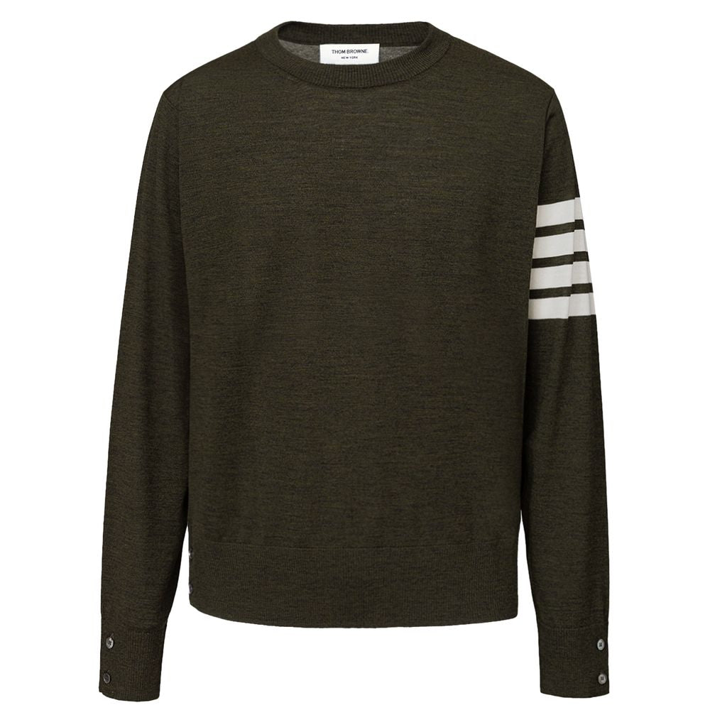 Thom Browne Grünes Wollsweatshirt