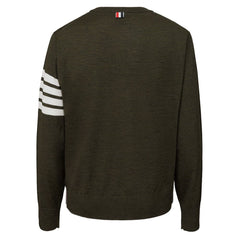 Thom Browne Grünes Wollsweatshirt