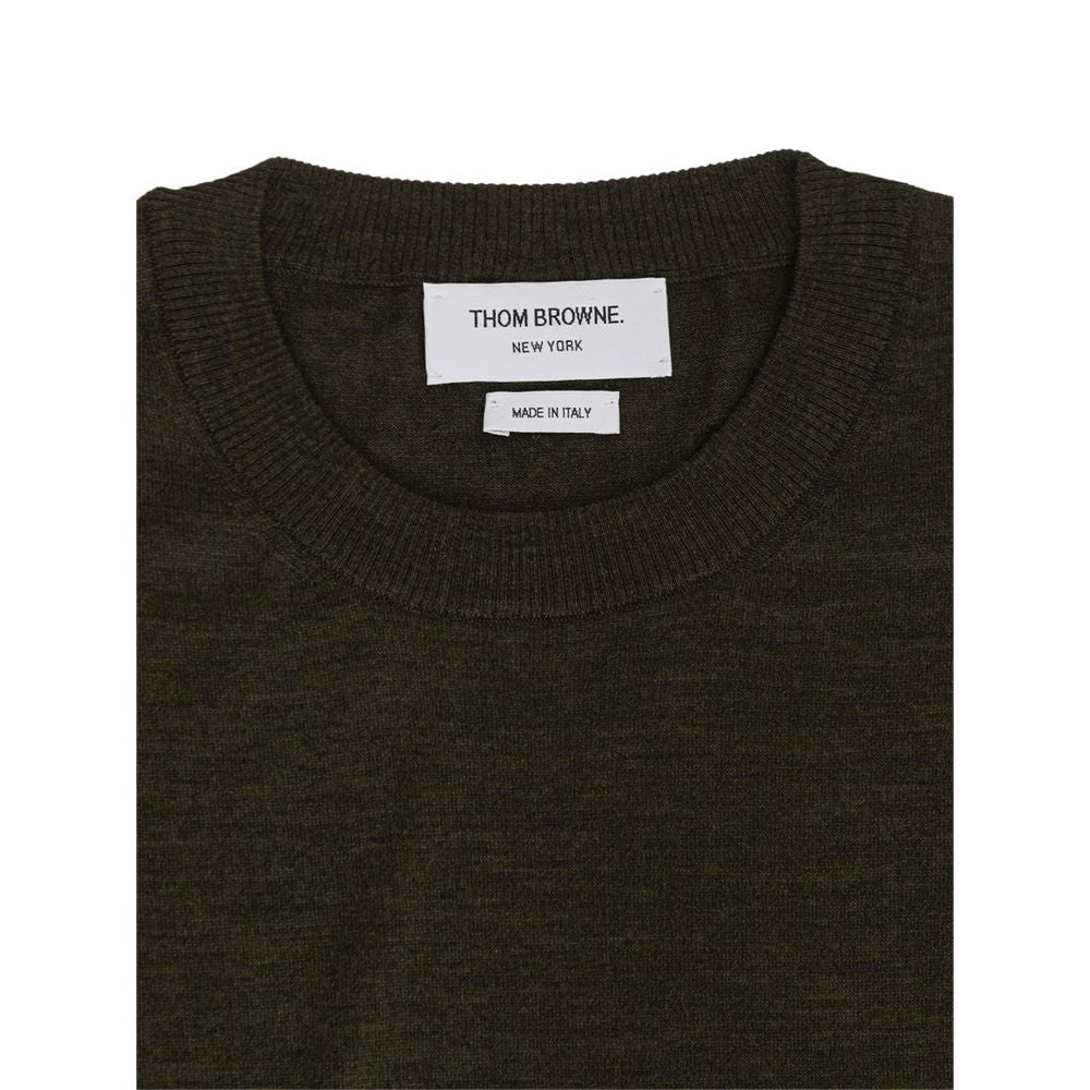 Thom Browne Grünes Wollsweatshirt