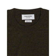 Thom Browne Grünes Wollsweatshirt