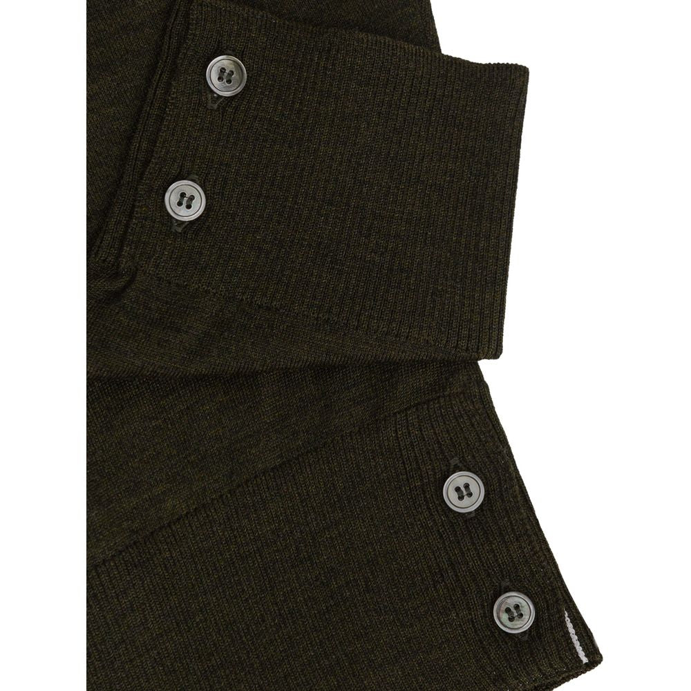 Thom Browne Grünes Wollsweatshirt