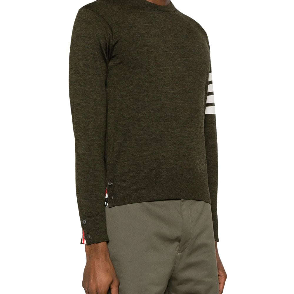Thom Browne Grünes Wollsweatshirt