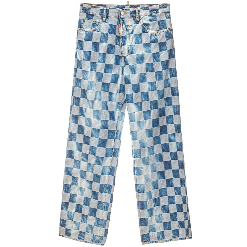 Dsquared² Jeans aus blauer Baumwolle im Relaxed Fit