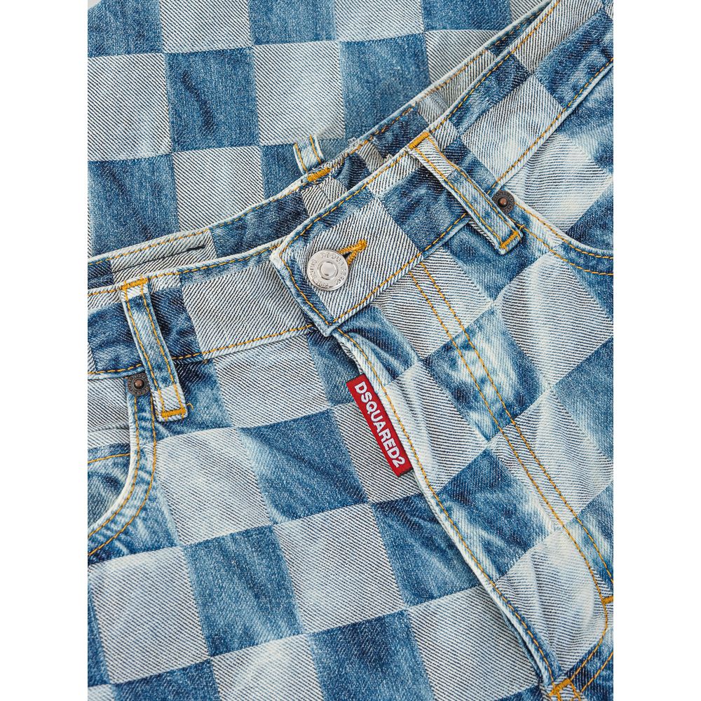 Dsquared² Jeans aus blauer Baumwolle im Relaxed Fit