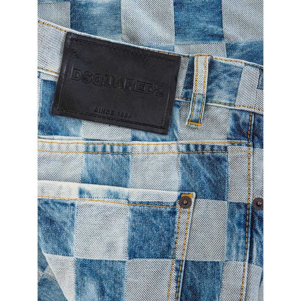 Dsquared² Jeans aus blauer Baumwolle im Relaxed Fit