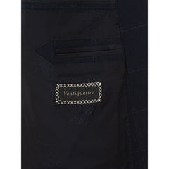 Brioni Blauwe Wollen Blazer