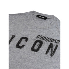 Dsquared² Graues Baumwoll-T-Shirt