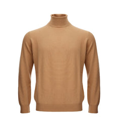 KANGRA Brauner Rollkragenpullover aus Wolle