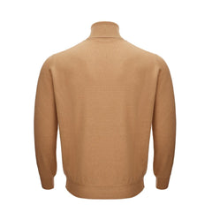 KANGRA Brauner Rollkragenpullover aus Wolle