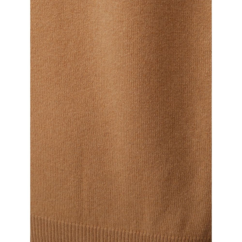 KANGRA Brauner Rollkragenpullover aus Wolle