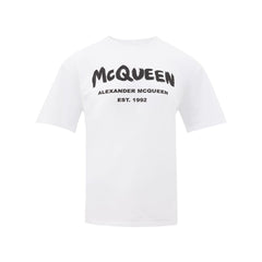 Alexander McQueen Weißes Baumwoll-T-Shirt