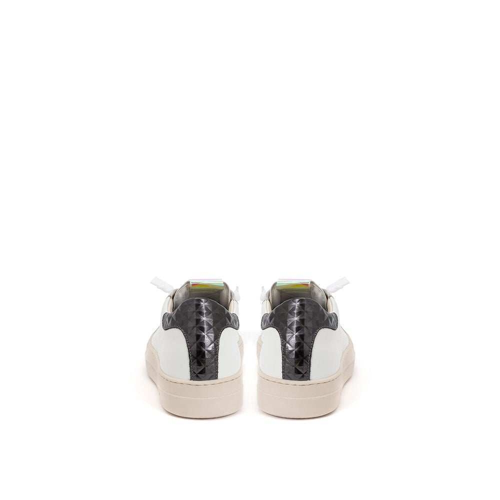 P448 Witte Leren Atletische Sneakers