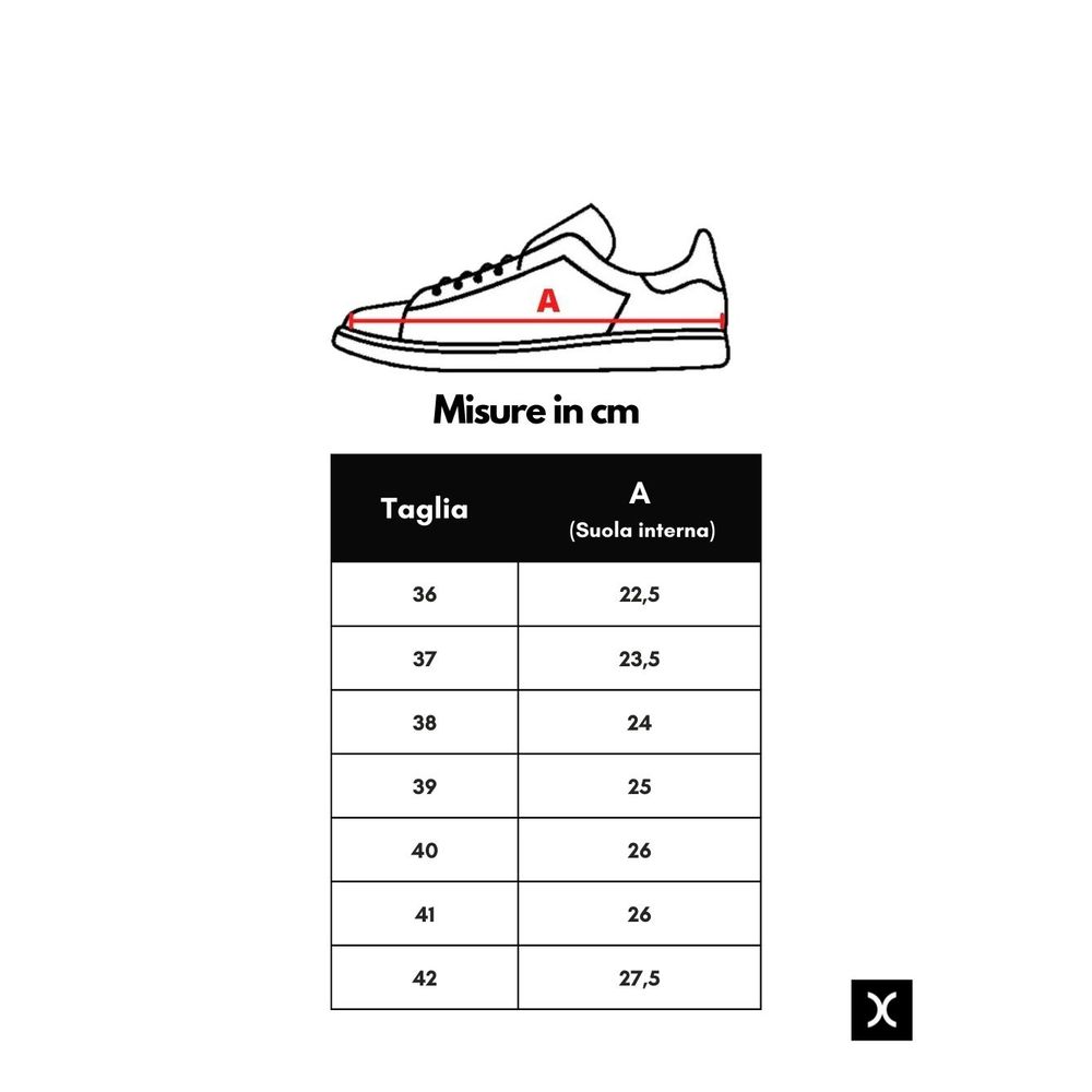 P448 Witte Leren Atletische Sneakers