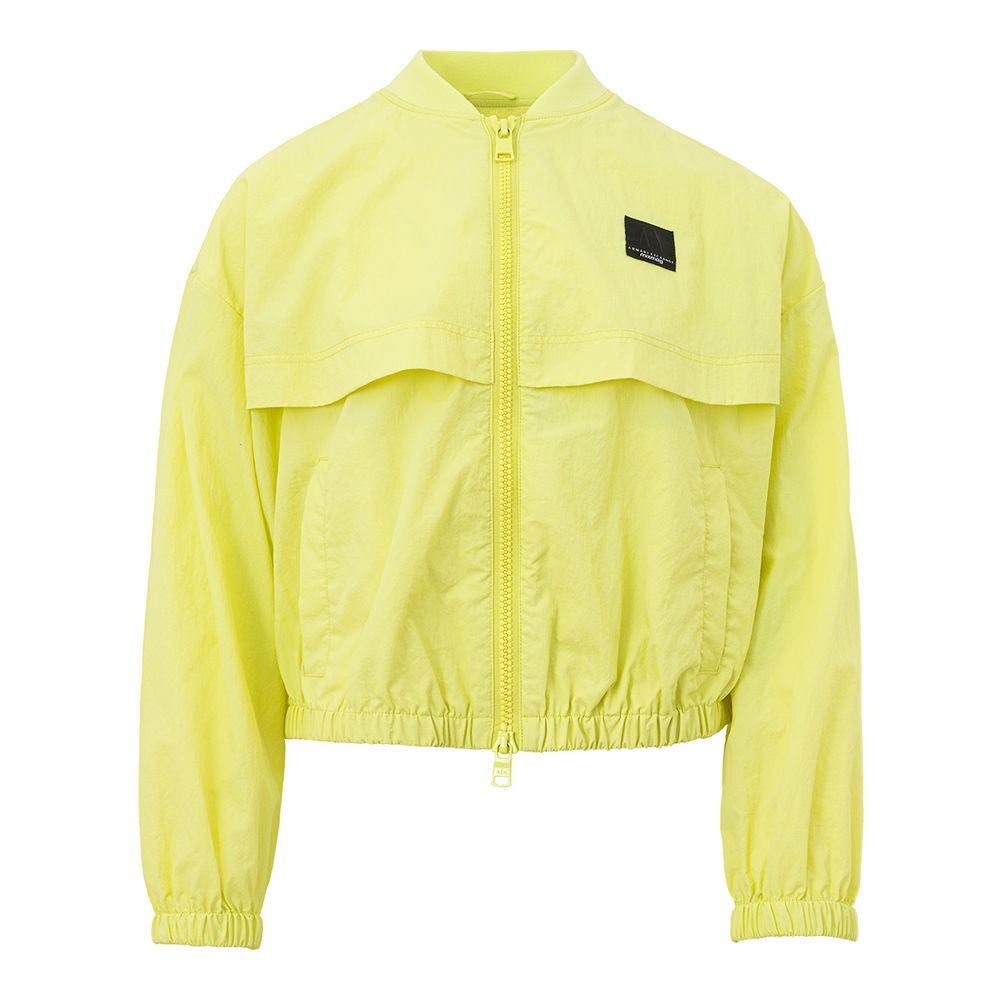 Armani Exchange gele polyamide bomber