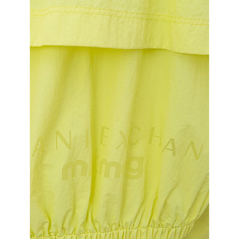 Armani Exchange gele polyamide bomber