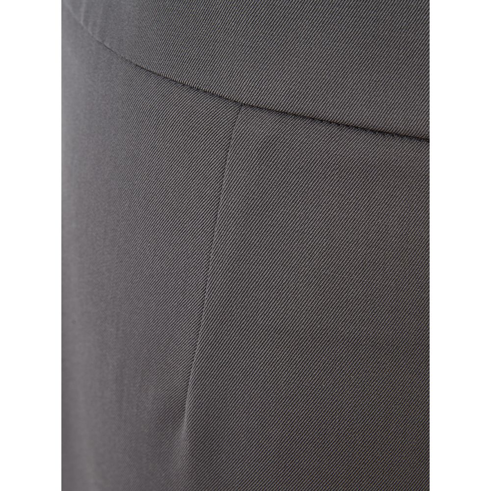 Lardini Grijze Wollen Casual Broek