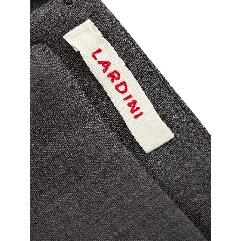 Lardini Midirock aus grauer Wolle