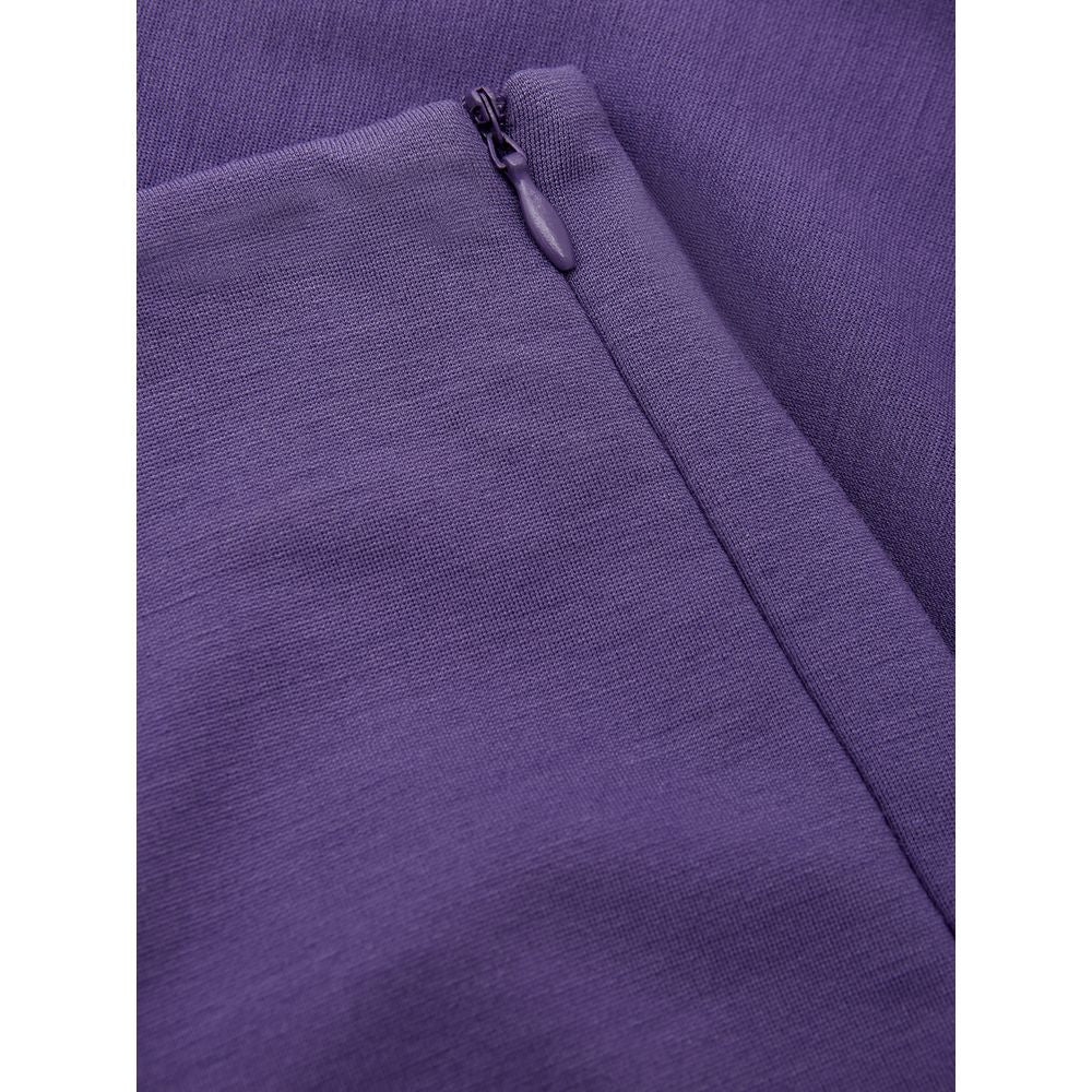 Lardini Paarse Viscose Sportbroek