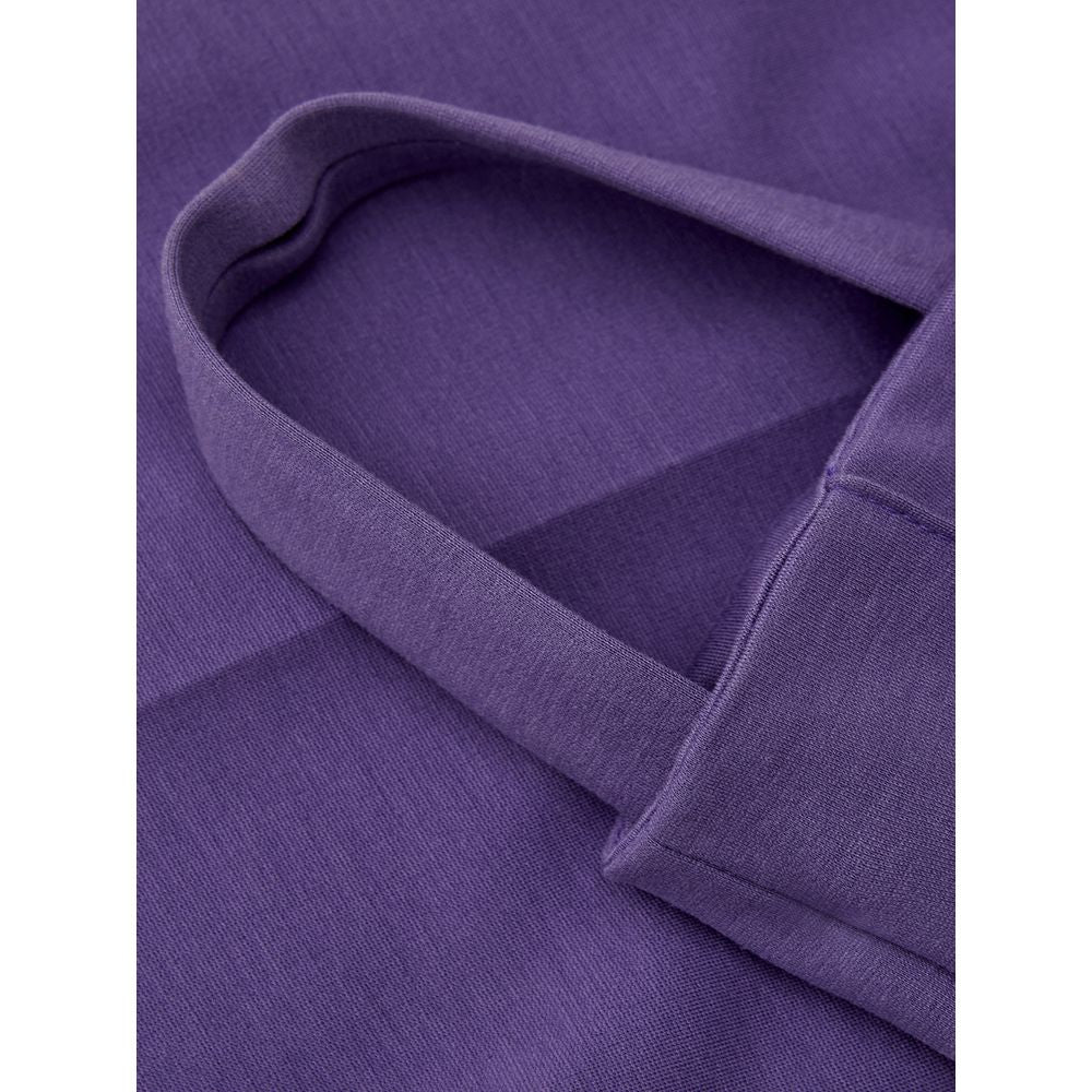 Lardini Paarse Viscose Sportbroek