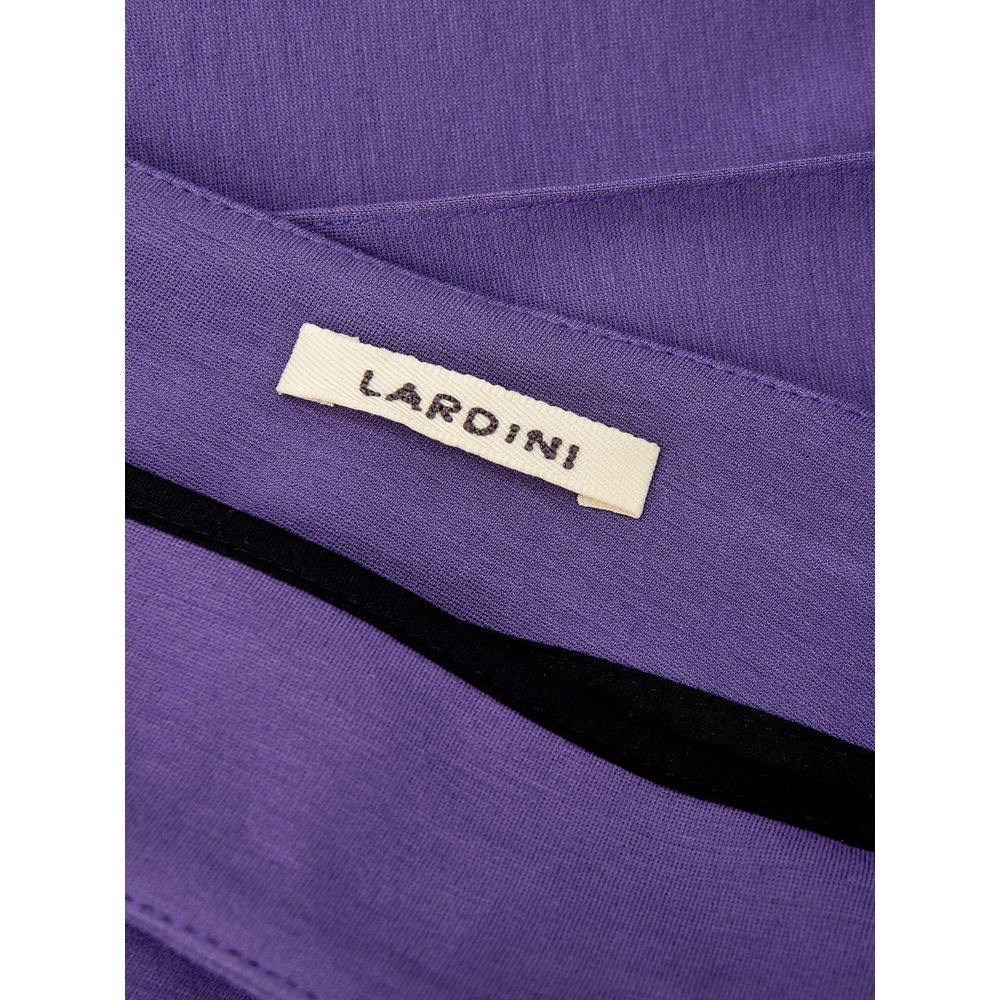 Lardini Paarse Viscose Sportbroek