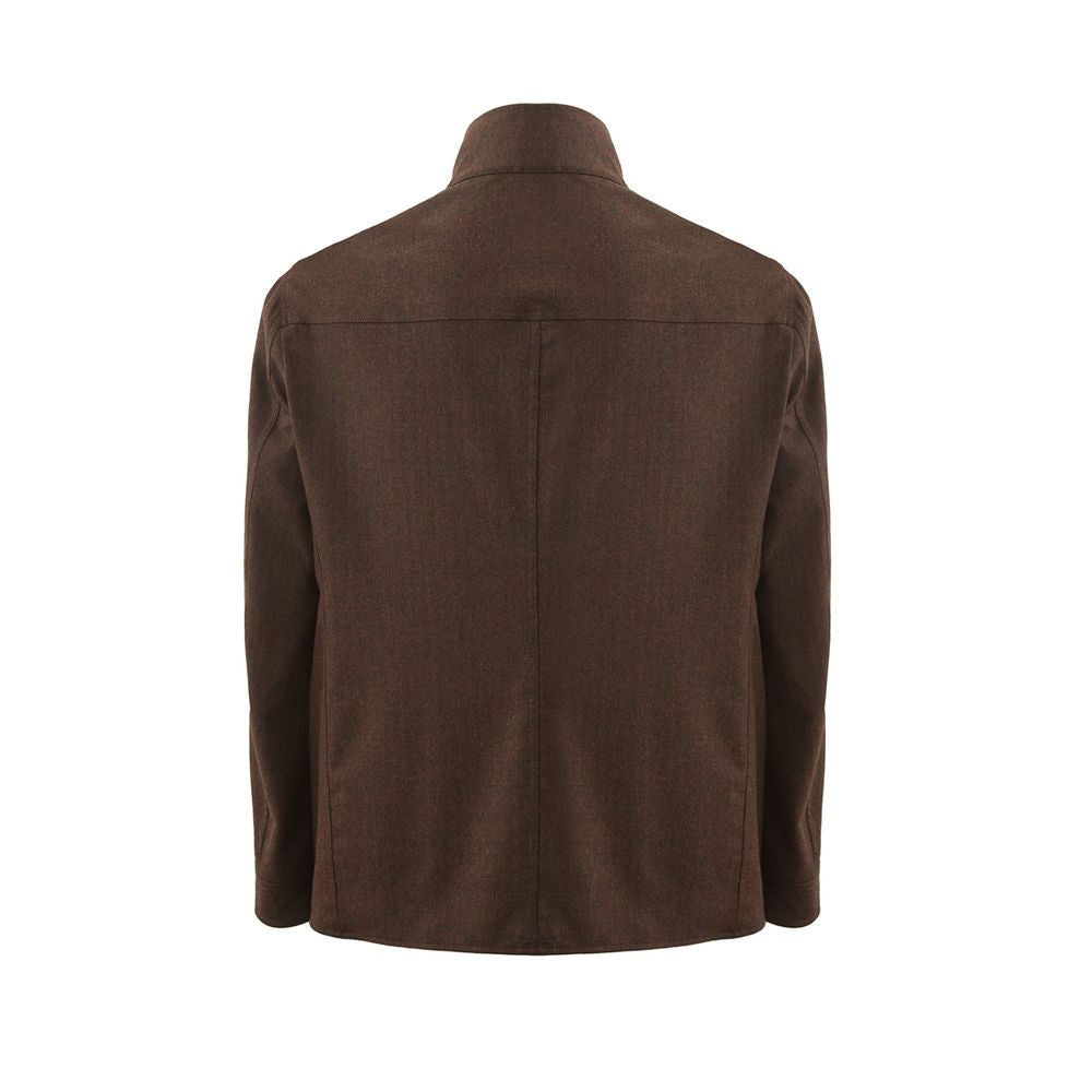 Lardini blauer Wollmantel