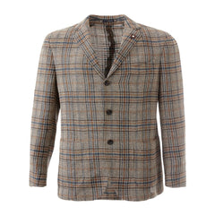Lardini Multikleurige Linnen Blazer