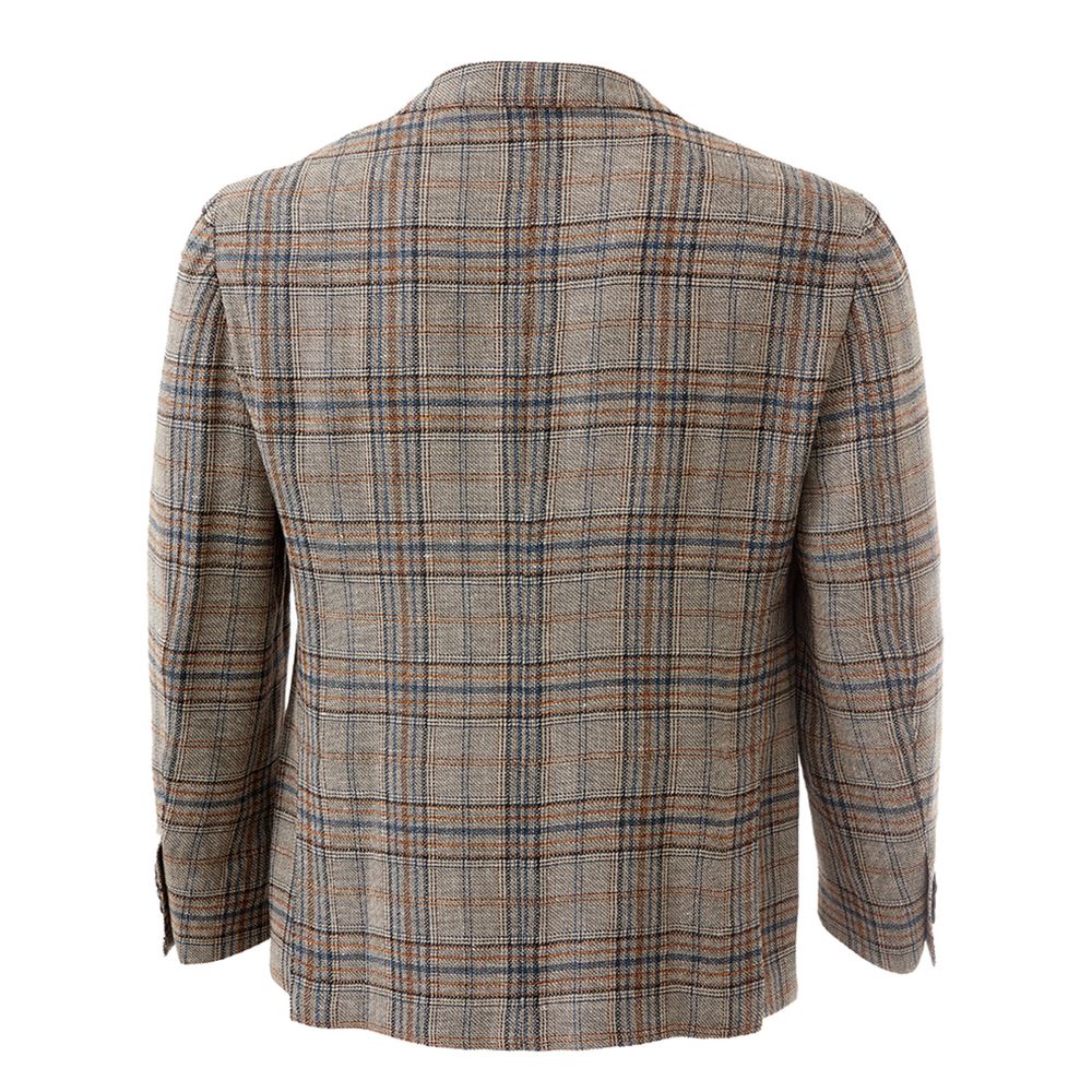 Lardini Multikleurige Linnen Blazer