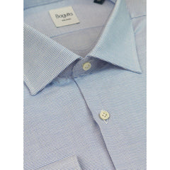 Bagutta Blue Cotton Men's Shirt