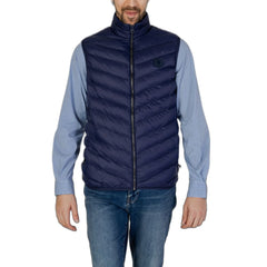 U.S. POLO ASSN. Ärmellose Jacke aus blauer Polyamid