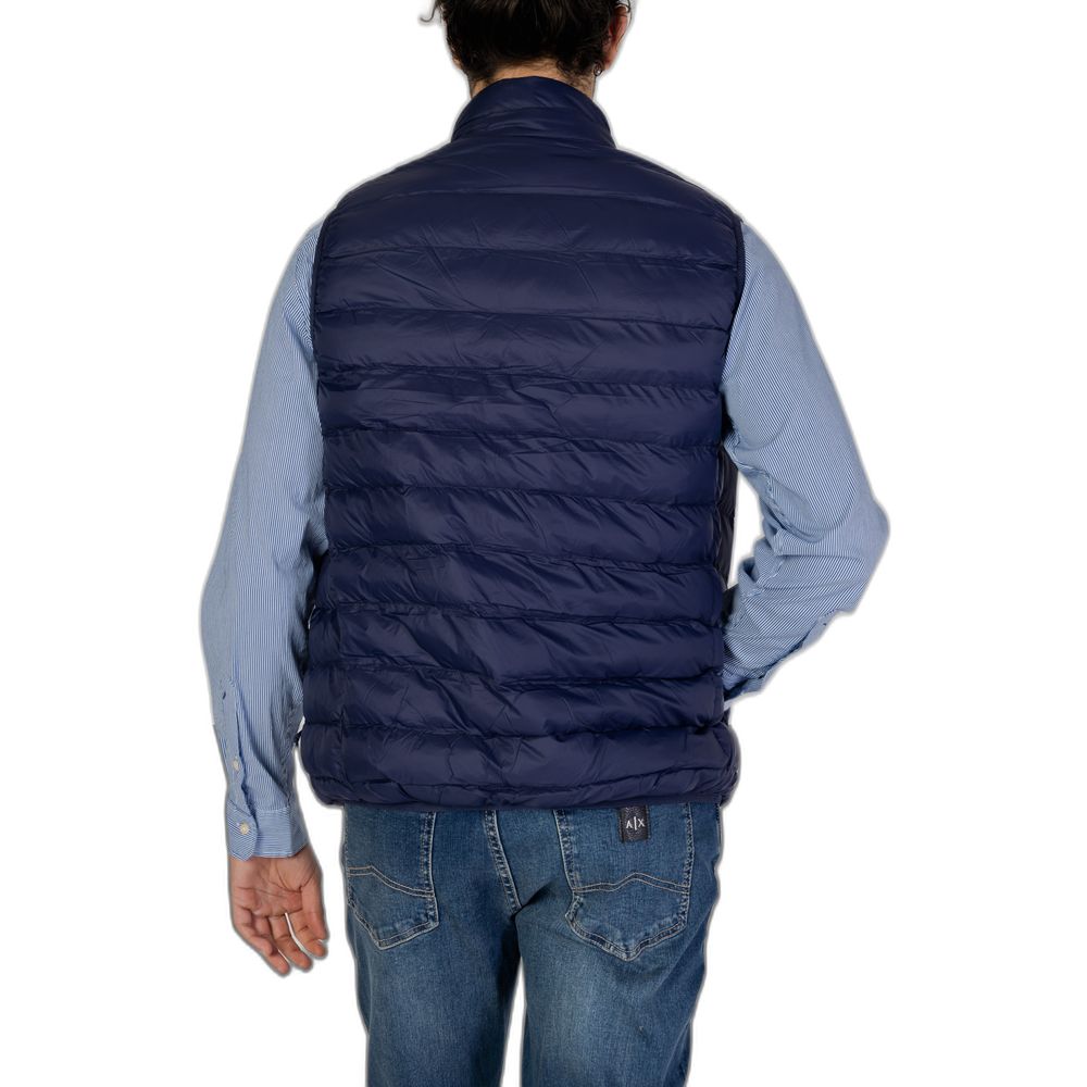 U.S. POLO ASSN. Ärmellose Jacke aus blauer Polyamid
