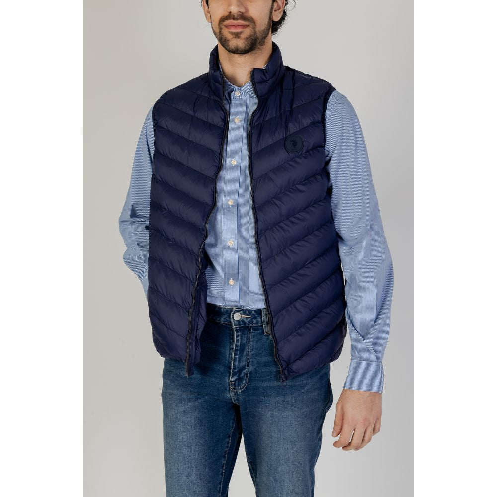 U.S. POLO ASSN. Ärmellose Jacke aus blauer Polyamid